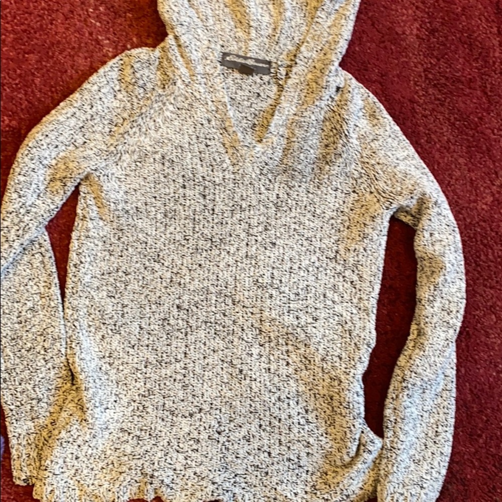 Black and white light hoodie